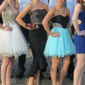 Terani Couture strapless prom/homecoming dress.